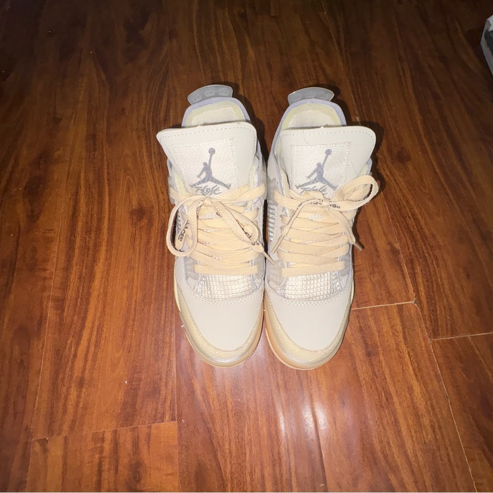Nike Air Jordan Sneakers in Cream and Gray